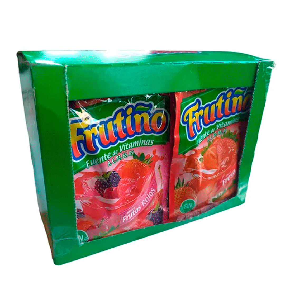 Bebida En Polvo Frutino Surtido Caja X20 Und