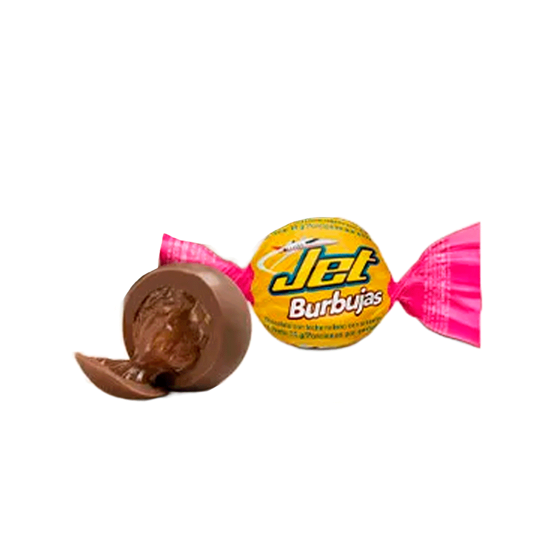 Chocolatina Jet Burbuja Rellena De Arequipe Und (13.5g)