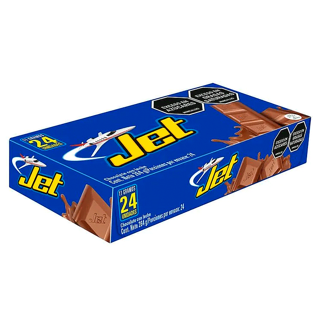 Chocolatina Jet Con Leche X24(264g