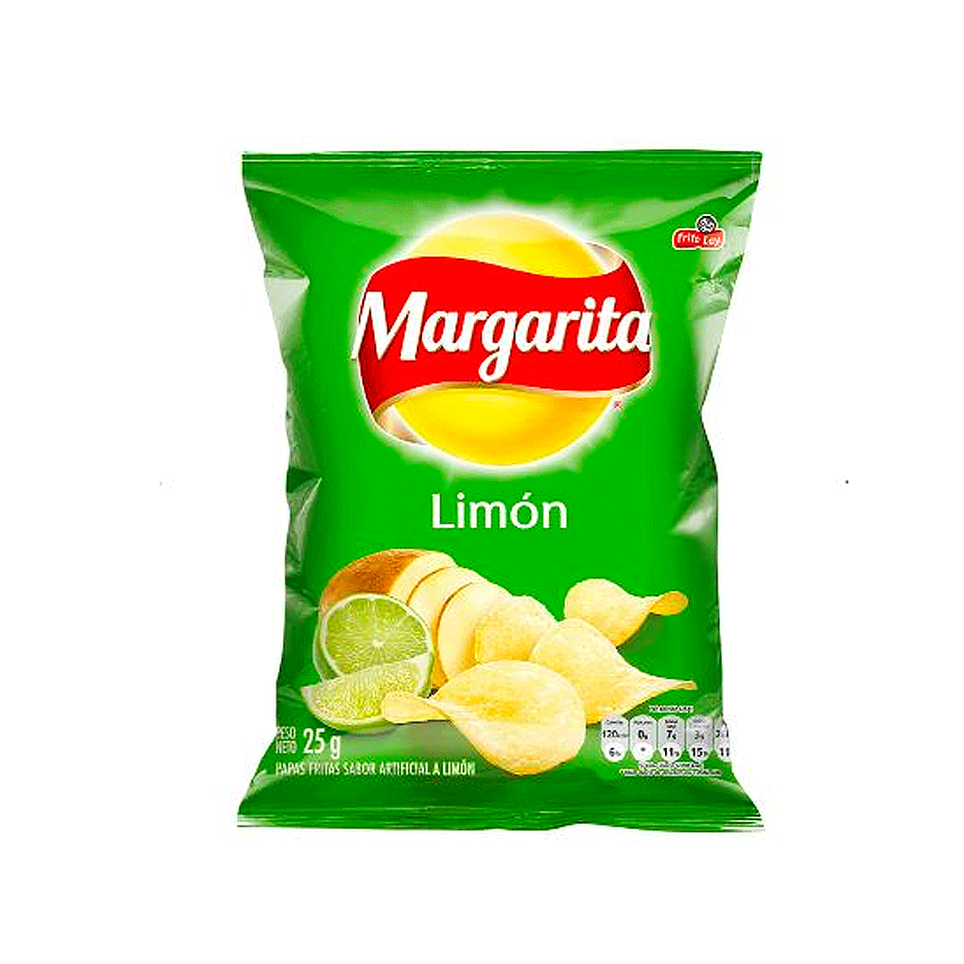 Papas Margarita Limón Und (25g)
