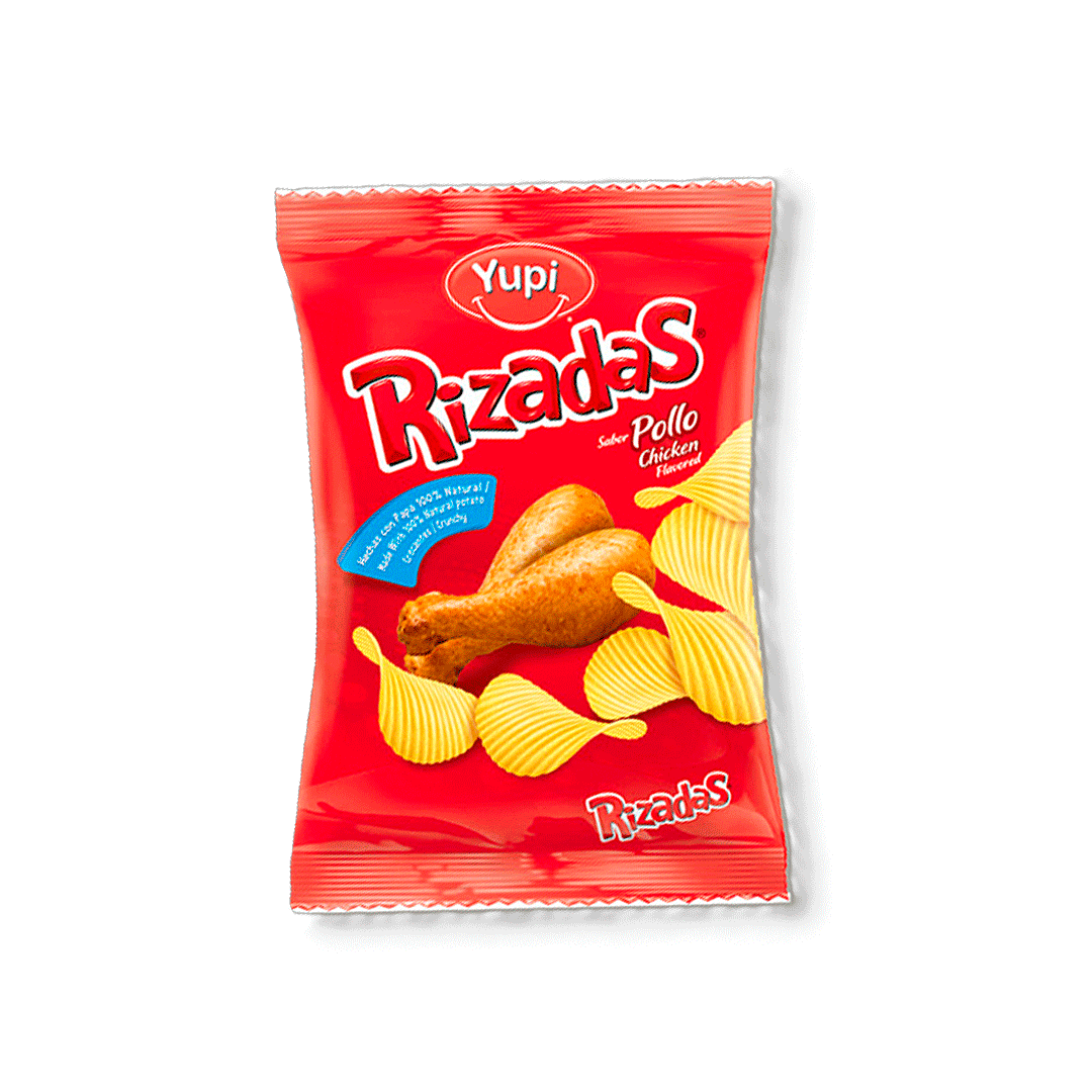 Papas Rizadas Sabor A Pollo36g