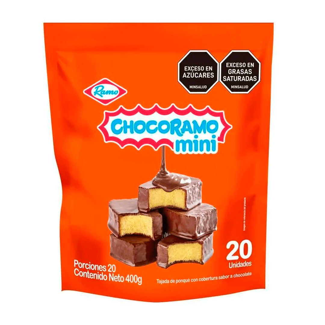 Ponqué Chocoramo Mini X20und (400 Gr)