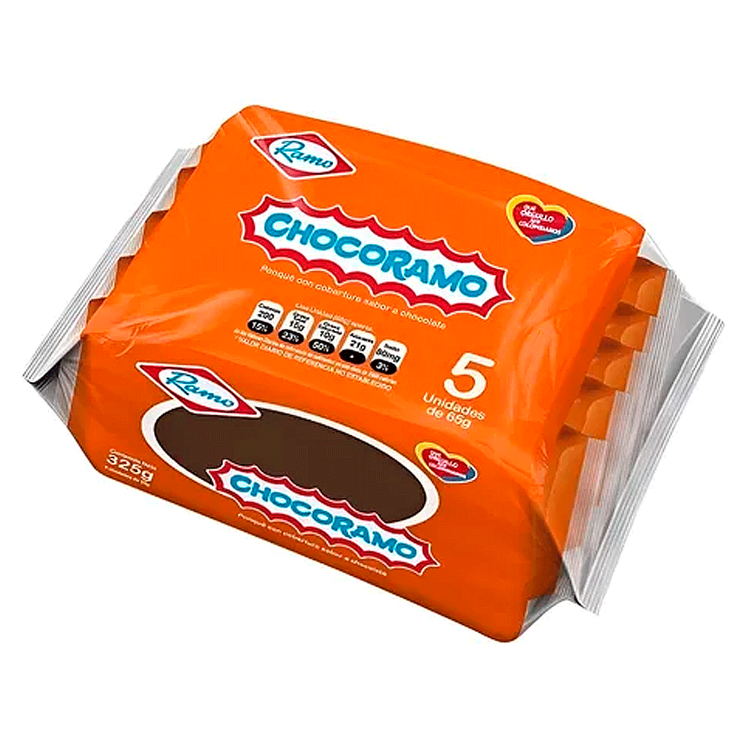 Ponqué Chocoramo X5und (325 Gr)