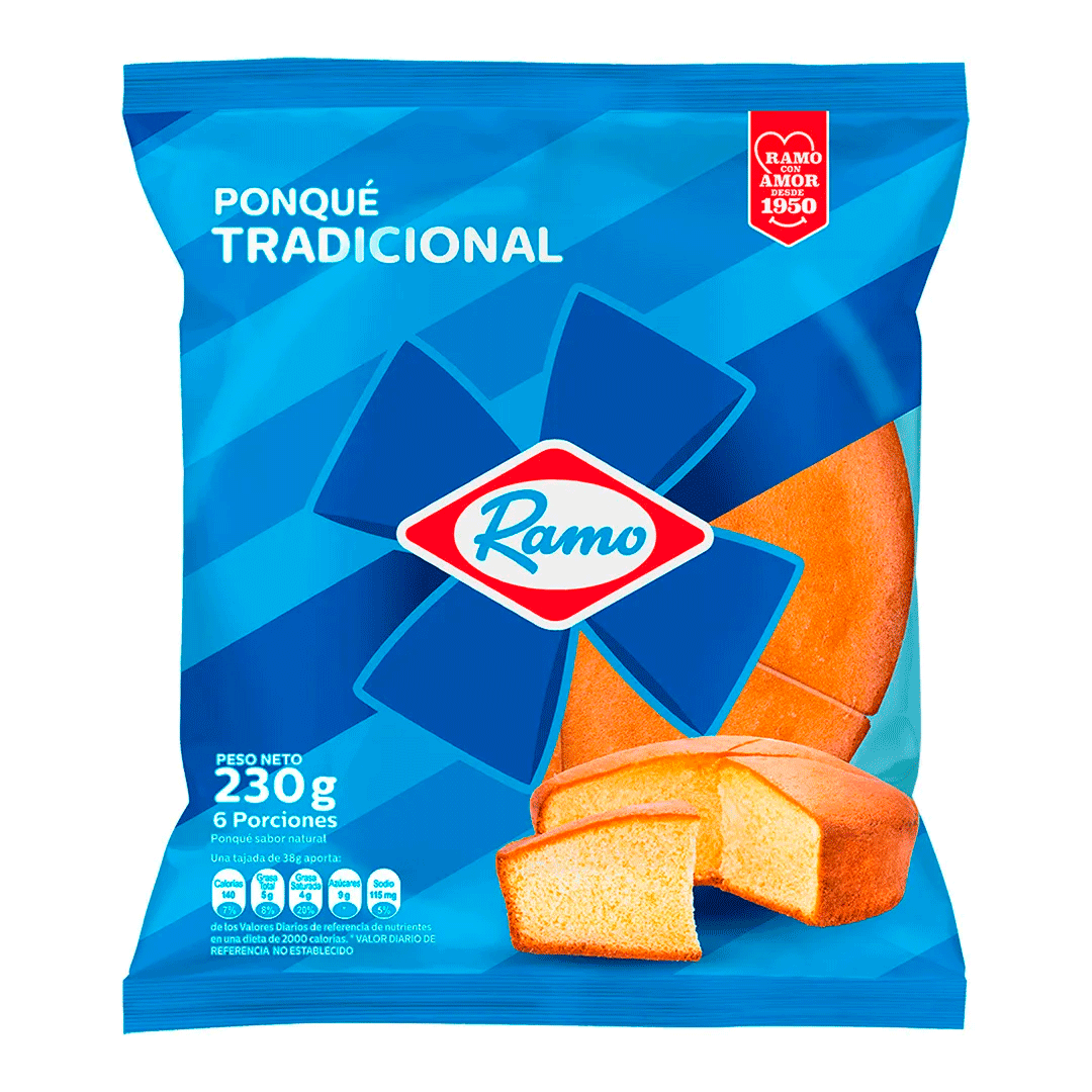 Ponque Ramo Tradicional (230 Gr)