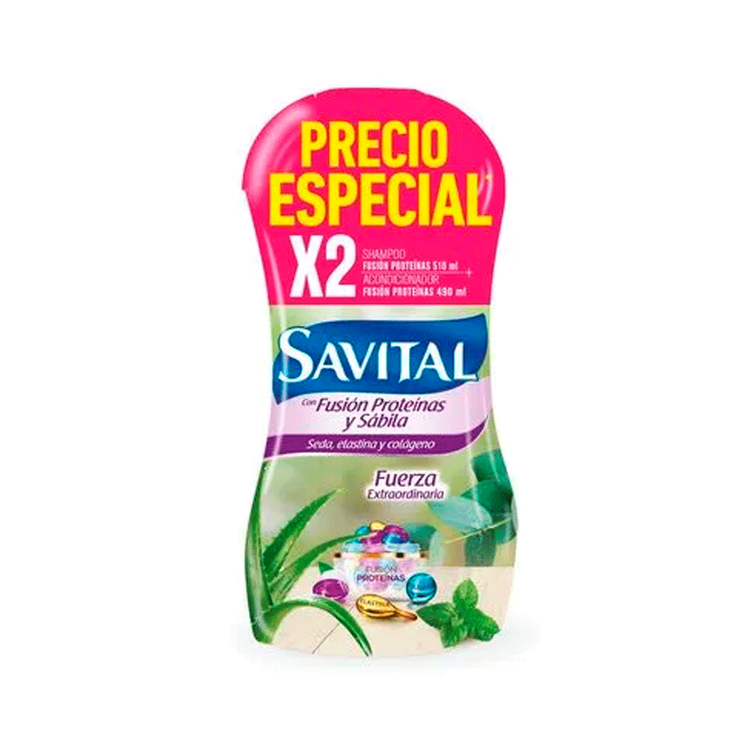 Savital Precio Especial X2 Shampoo Y Acondicionador