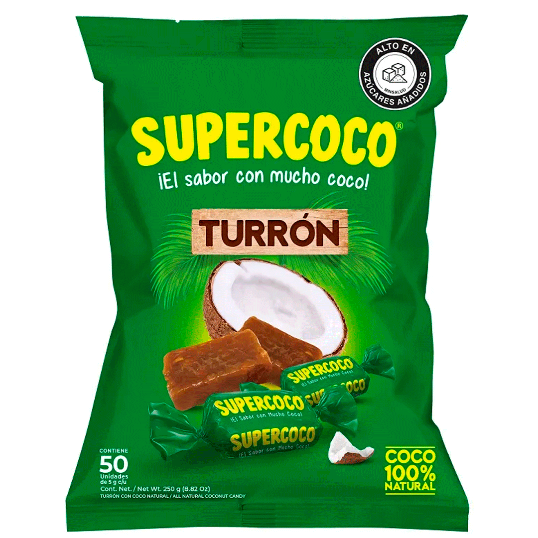 Turrón Supercoco Súper Coco (250 Gr)